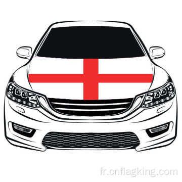 Drapeau de capot de voiture drapeau de la coupe du monde d&#39;Angleterre 100% polyester 100*150cm